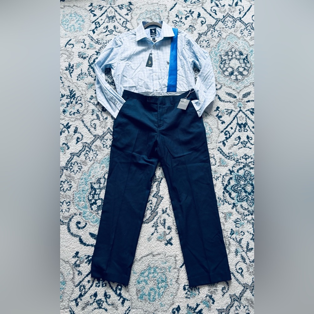 Men's NWT Bundle Shirt, Pants, and Tie - Picture 13 of 16